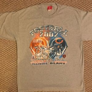 VTG NFL 2002 Champaign Style Football T-Shirt